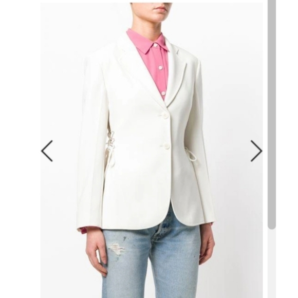 Theory Admiral Lace-Up Crepe Jacket - Picture 14 of 16